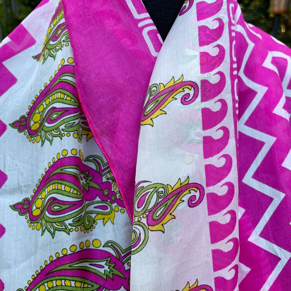 Silk Scarf Rectangular Shape, Very Thin - image 2